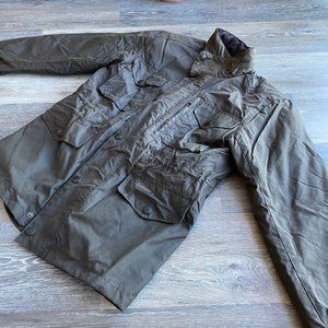 Barbour Men's Olive Sapper Jacket, Small